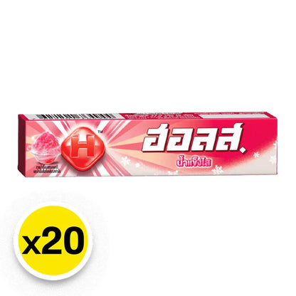 Halls Icy Strawberry Syrup Stick 20 Sticks