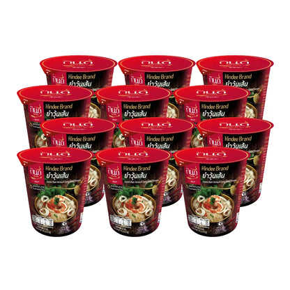 KINDEE Kin Dee Ready-to-eat Glass Noodle Salad Cup . X12 34g
