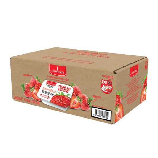 IMPERIAL Strawberry Spread Pack Of 100 Cups 15g