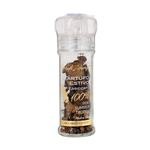 Dried summer truffle from Tartufi, showcasing sliced truffle pieces on a rustic surface for gourmet cooking.