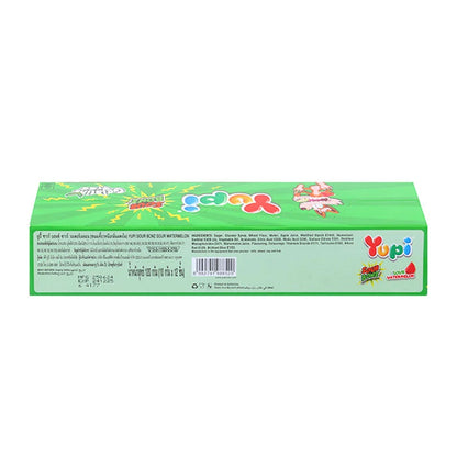 Yupi Gummy Sour Bonz Watermelon 10g x12