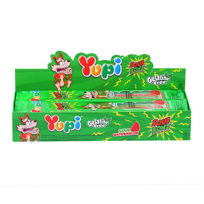 Yupi Gummy Sour Bonz Watermelon 10g x12