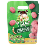 Jeedjard Chewy Tamarind with Plum confectionery snack showing a colorful, textured tamarind and plum candy piece.