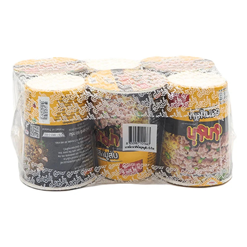 Mama Cup Instant Noodles Minced Pork 60g x6