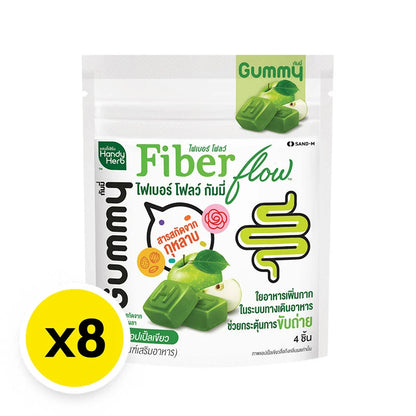 Handyherb Fiber Flow Gummy Green Apple Flavor 2 24g x6