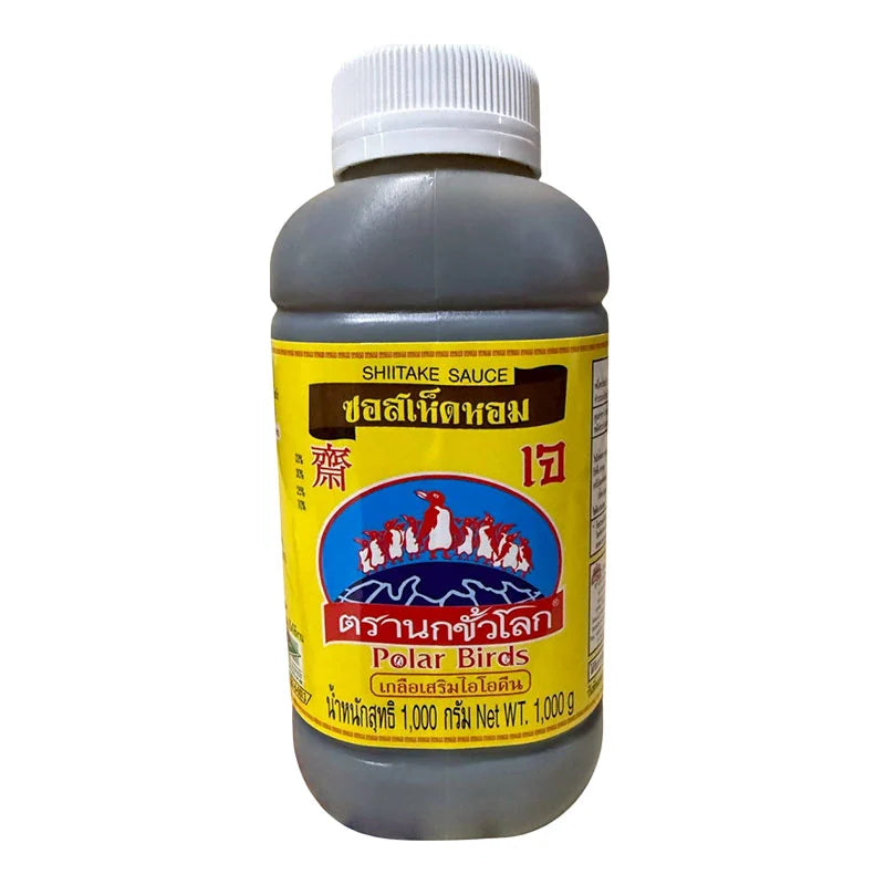 POLAR BIRDS Mushroom Sauce 1 kg jar with label showing mushroom image and product details, ready for culinary use.