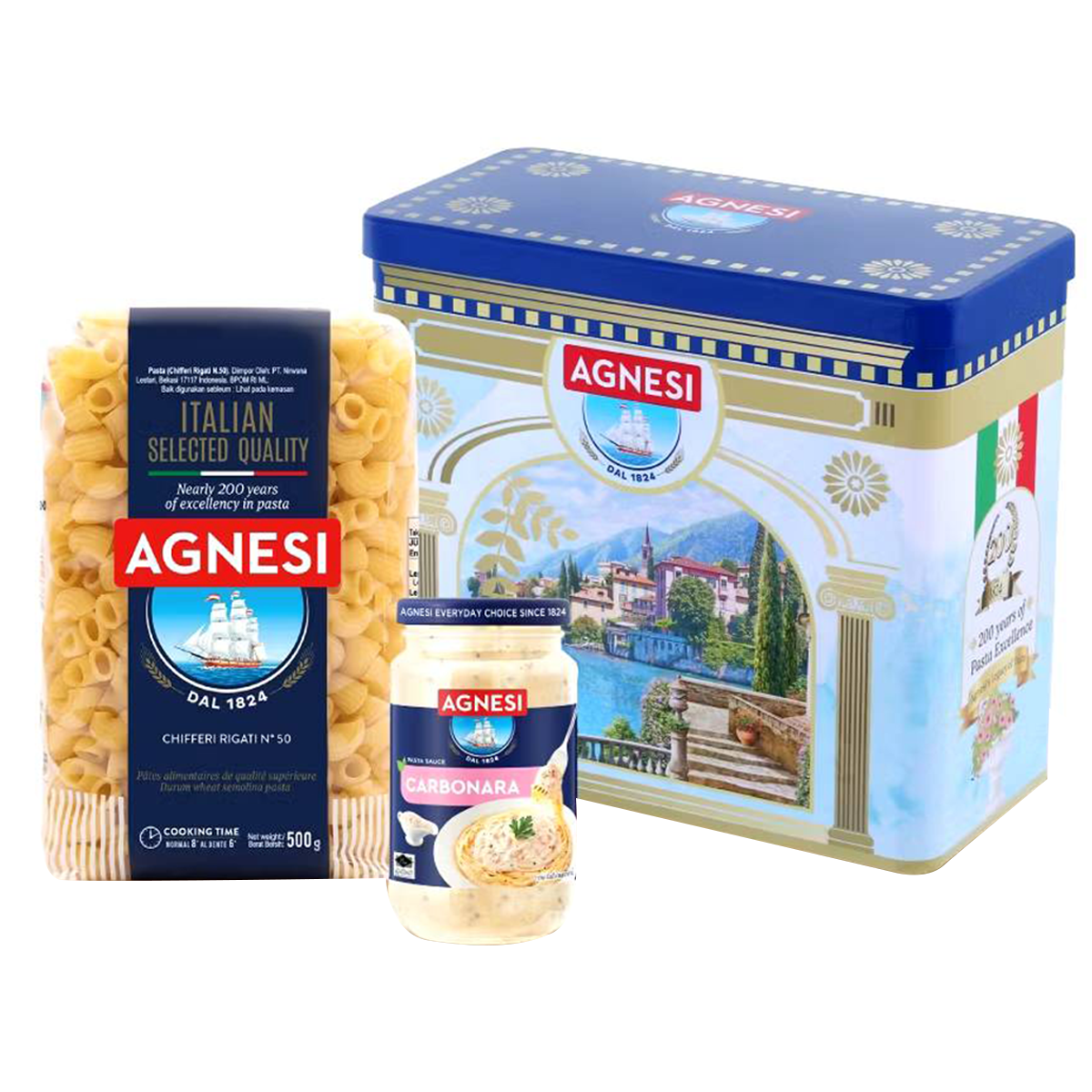 Agnesi Macaroni Carbonara Set