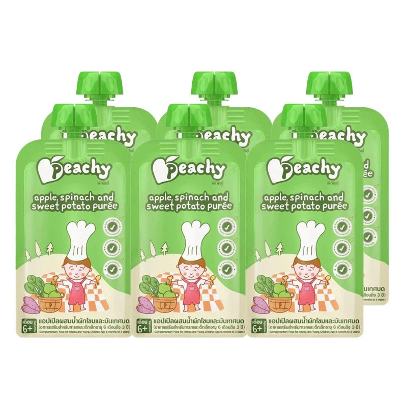 PEACHY Great Value Set Fruit And Vegetable Flavors 6 Bags
