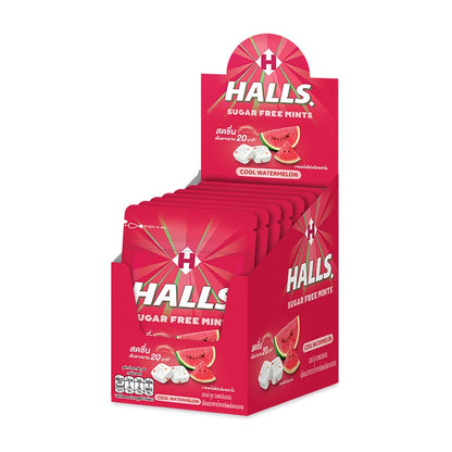 Halls Mint Watermelon Candy 15.4g x10