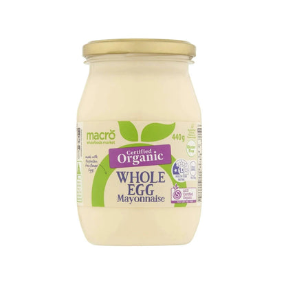 Woolworths Macro Organic Whole Egg Mayonnaise With Free Range