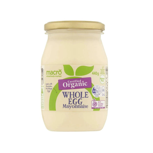 Woolworths Macro Organic Whole Egg Mayonnaise With Free Range
