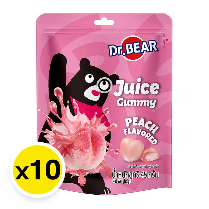 Dr.bear Peach Gummy 45g x10
