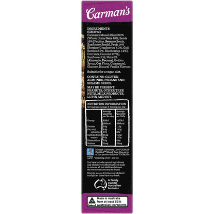 Carman's Super Berry Muesli Bars