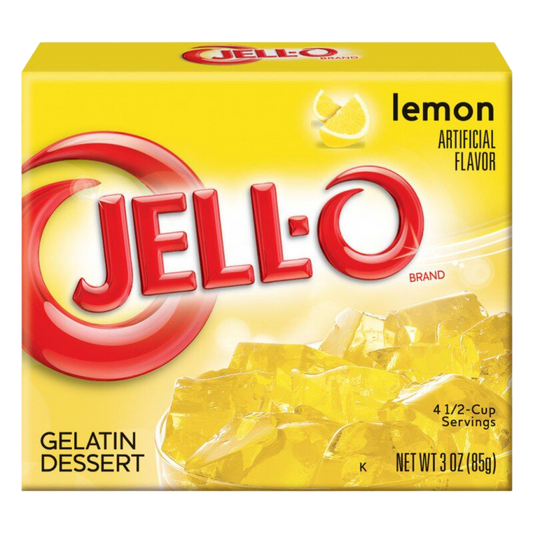 Jell-O Gelatin Dessert Mix Lemon Flavored
