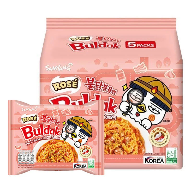 SAMYANG Buldak Rose Ramen 5 Bags 140g