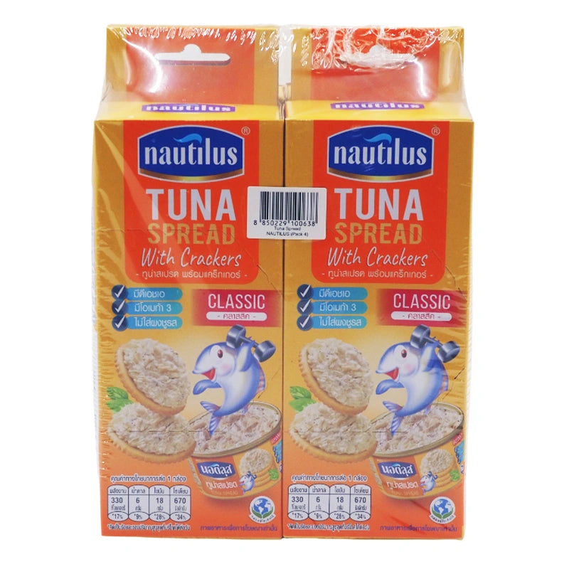 Nautilus Tuna Spread With Cracker 85g x4