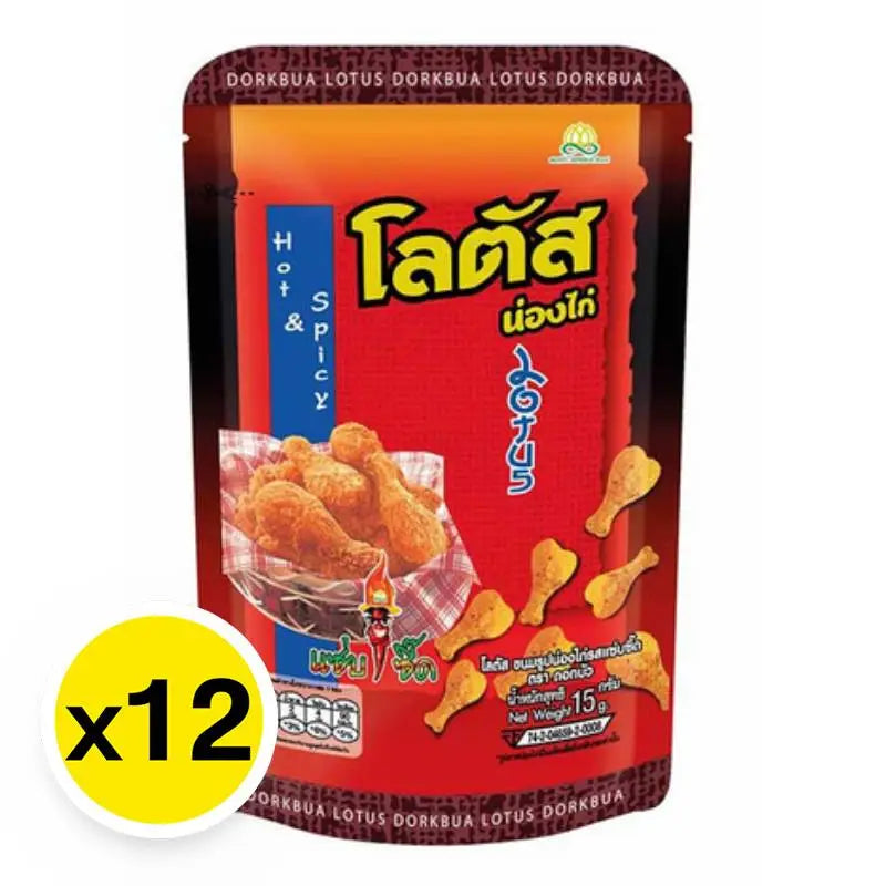 Lotus Drum Stick Hot Spicy 15g x12