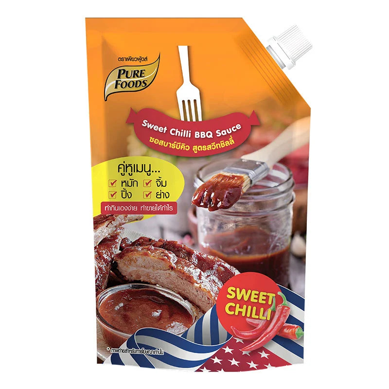 Pure Foods Sweet Chilli BBQ Sauce 800g