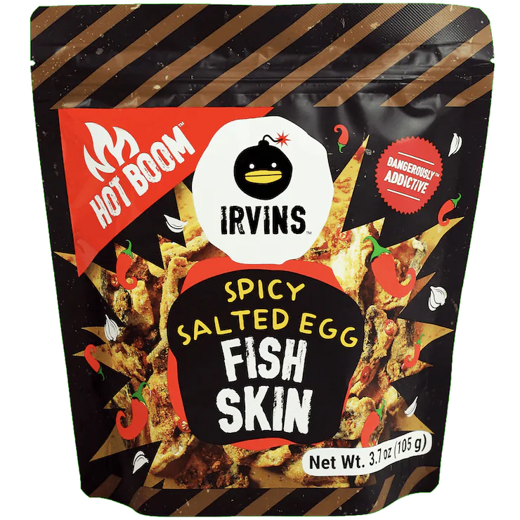 Irvins Fish Skin Salted Egg Spicy