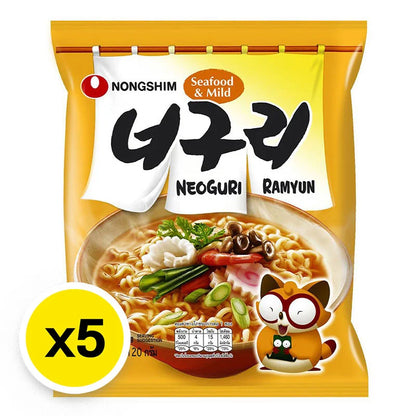 Nongshim Neoguri Mild Seafood 120g x5