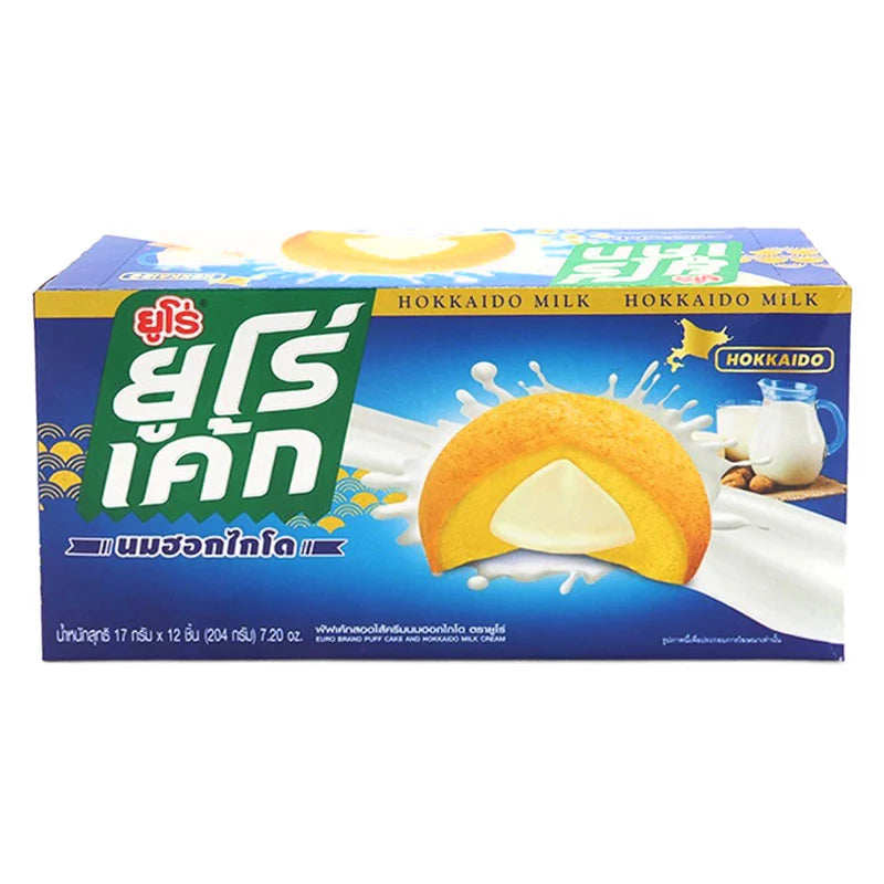 Euro Cake Hokkaido Milk 17g x12