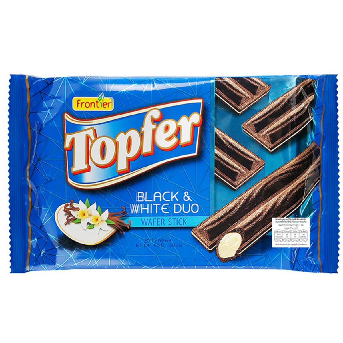 Frontier Topfer Black And White Duo Wafer Stick