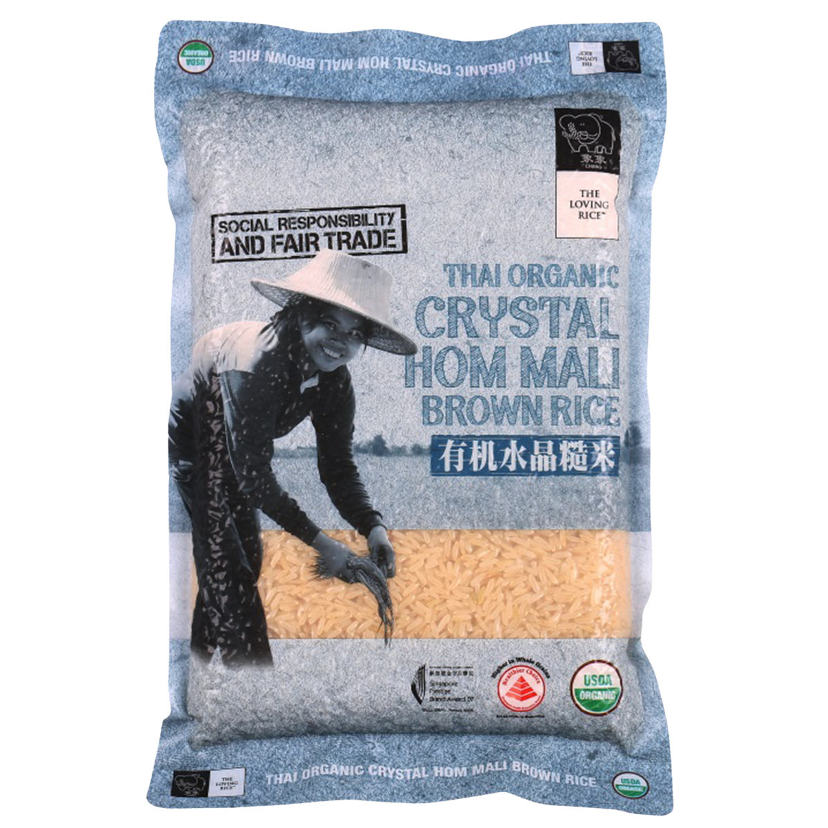 Chang Thai Organic Crystal Hom Mali Brown Rice