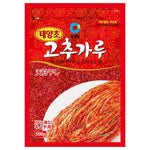 Chungjungone Red Pepper in 500g package, dried grocery product with vibrant red peppers and packaging label visible.
