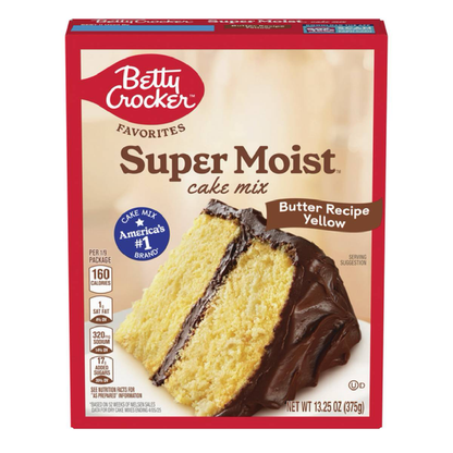 Betty Crocker Super Moist Butter Recipe Yellow Cake Mix