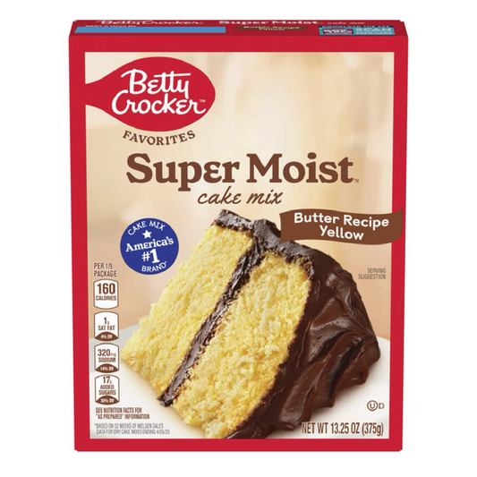 Betty Crocker Super Moist Butter Recipe Yellow Cake Mix