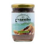 Talad Thai Tamarind Paste jar from grocery section, showing the authentic Thai ingredient for cooking and flavoring dishes