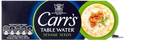 Carr's Sesame Seeds Table Water Crackers, confectionery snacks with crunchy texture and sesame seed topping, shown in the image.