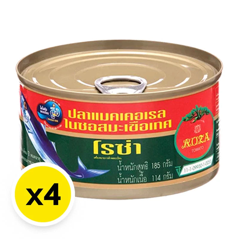 Roza Mackerel In Tomato 190g x4
