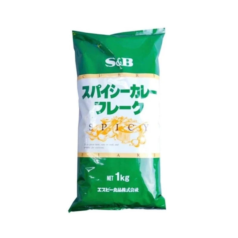 S & B Spicy Curry Sauce Mix Flake With Powder