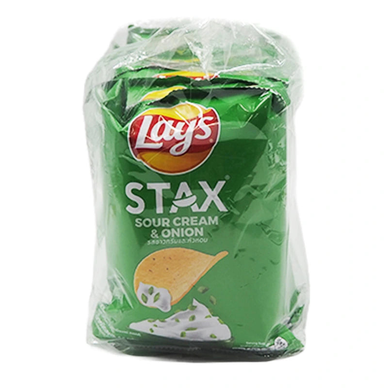 Lays Stax Potato Chips Sour Cream & Onion Flavor 44g x6