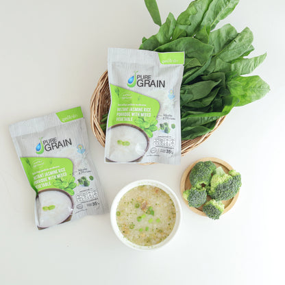Pure Grain Instant Porridge Vegetable Recipe 35g