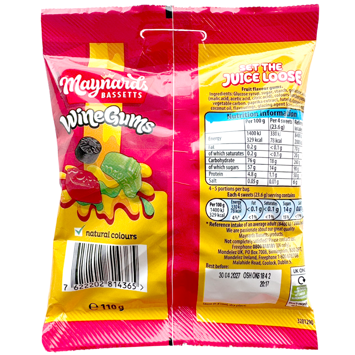Maynards Bassetts Wine Gums