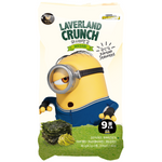 Manjun Laverland Crunch Wasabi confectionery snacks with crispy seaweed and wasabi flavor, shown in a close-up image.