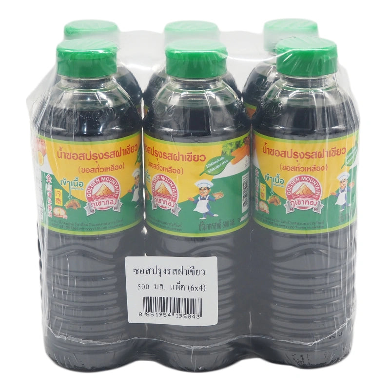 Golden Mountain Seasoning Sauce Green Cap 500ml x6