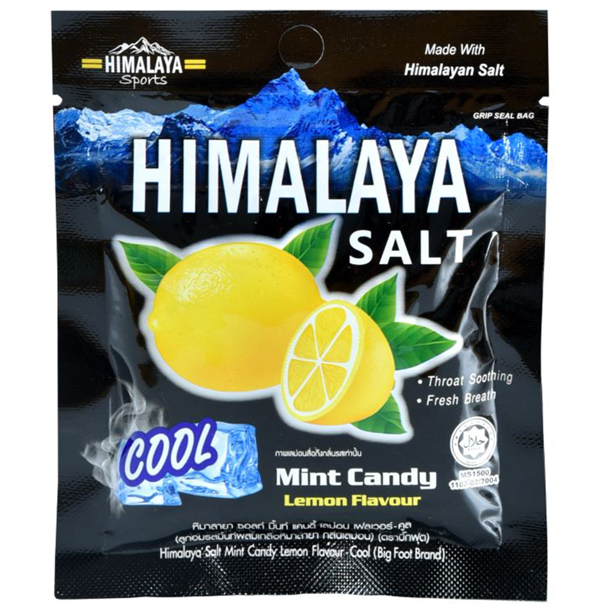 Big Foot Himalaya Salt Mint Lamon Flavour Candy