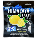 Big Foot Himalaya Salt Mint Lemon Flavored Candy showing colorful candies in a clear wrapper.