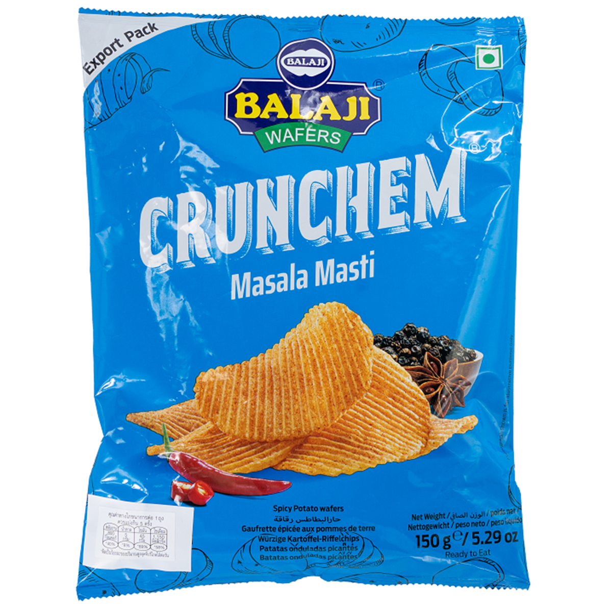 Balaji Wafers Potato Chips Masala Masti