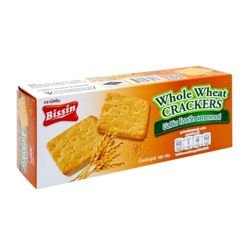 Bissin Whole Wheat Crackers 180g