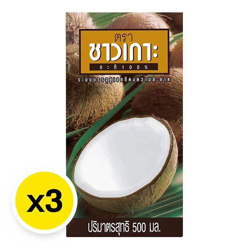 Chaokoh Coconut Milk 500ml x3