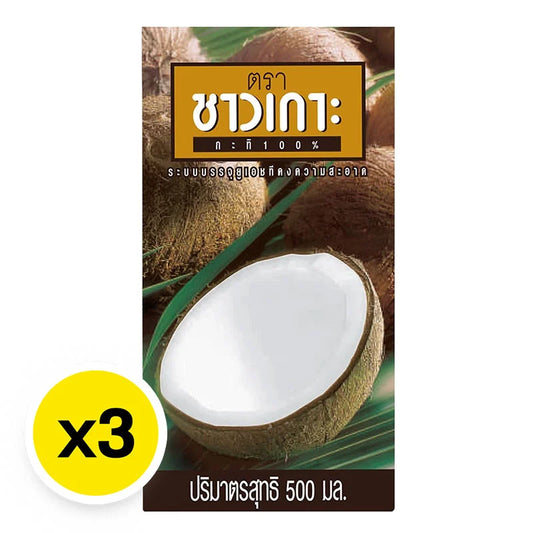 Chaokoh Coconut Milk 500ml x3