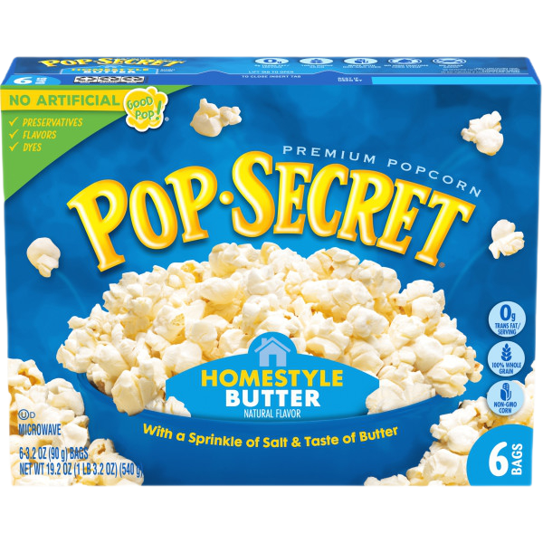 Pop Secret Home Style Butter Popcorn