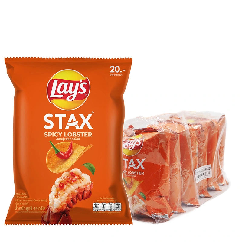 LAY'S Stax Chips Spicy Lobster 44g x6
