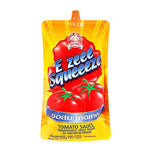 E ZEEE SQUEEEZE Tomato Sauce 900g bottle from Dry Grocery, featuring a squeeze bottle with red tomato sauce inside.
