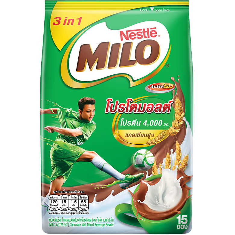 Nestle Milo Activ-Go Chocolate Malt Miexed Powder 3 In 1