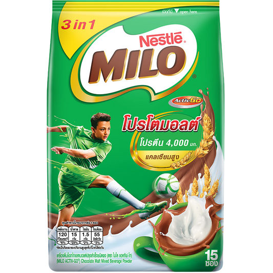 Nestle Milo Activ-Go Chocolate Malt Miexed Powder 3 In 1